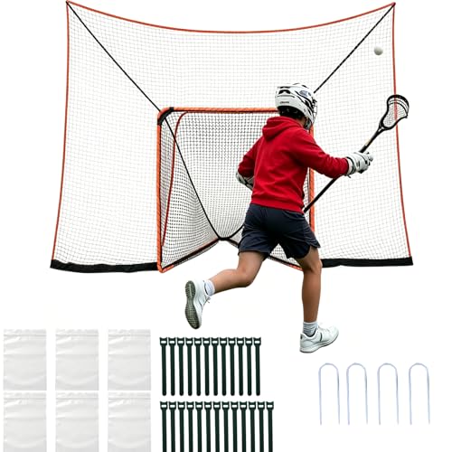 Lacrosse Backstop Net 14x10 FT - Extra Large Tear-Resistant Design