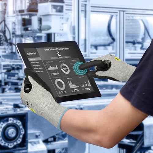 3 Pairs High Level Cut Resistant Work Gloves for High Risk Work, ANSI A7 Cutting Gloves with Reinforced Thumb, Used for WoodWorking, Construction, Non Slip, Durable, Breathable & Cool, S, PR3727