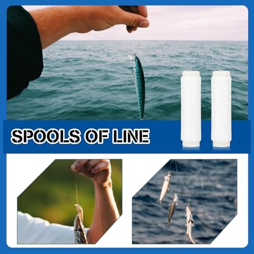 Invisible Fishing Bait Elastic Thread - 2 Pack, 656 Feet per Spool