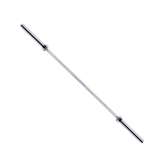 Fitvids Olympic Bar for Weightlifting and Power Lifting Barbell – 700-Pound Capacity (6 Feet – 6-Foot, Silver – Silver