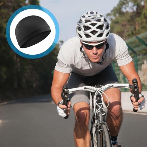 4-Pack Breathable Skull Caps - Black, White, Dark Gray, Light Gray