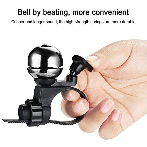 Adjustable Bicycle Bell - Loud & Clear Sound - Titanium Gray