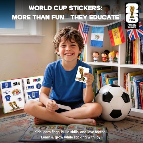 FIFA World Cup 2026 Spain Official Licensed Sticker Set - 12Pcs