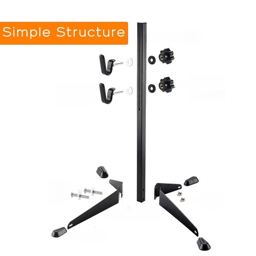 Rishaca Bike Stand Floor, Seat Stay and Chain Stay Support Bicycle Stand Rack, Bike Stands for Indoor Storage
