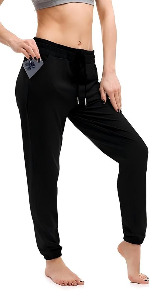 Ludomi Women's Joggers - Comfortable Sweatpants with Pockets for Lounging & Workouts | Stylish Fit