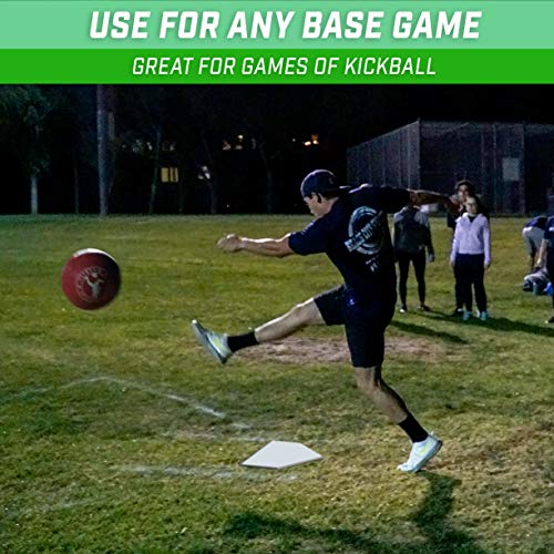 Premium 4 Piece Baseball & Softball Base Set - Heavy-Duty