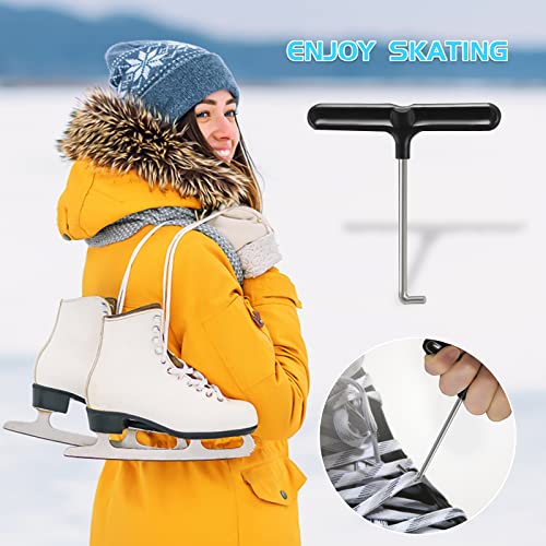 Hockey Skate Tightener Tool with Stainless Steel Hook - Silver, 1 PCS