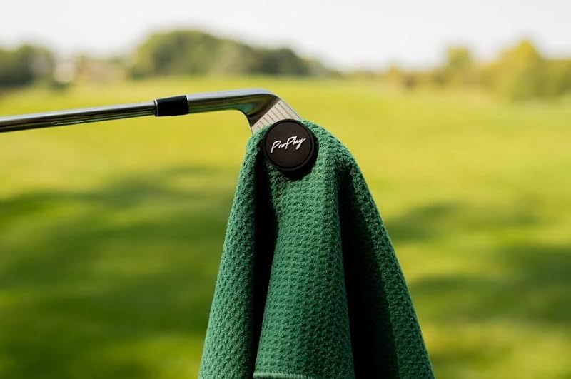 Microfiber Magnetic Golf Towel | Ultra Absorbent Fast Drying Cart and