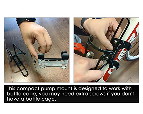 Bicycle Pump Bracket for 0.94-1.06 Inch Pumps - Easy Install