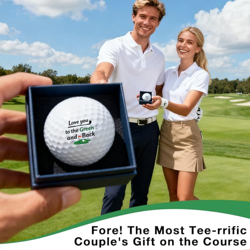 Funny Golf Ball - Love You to the Green and Back Gift