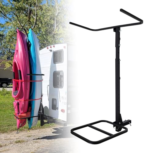 Heavy Duty Kayak Rack for 2 Kayaks up to 12 FT | Adjustable Steel Carrier