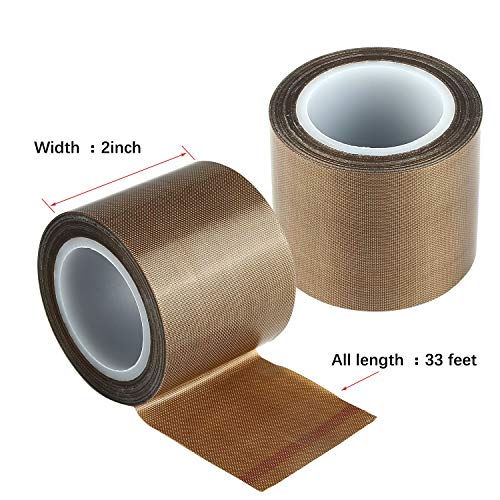 iVict 2-inch x 33 Feet PTFE Teflon Tape for Vacuum Sealer Machines
