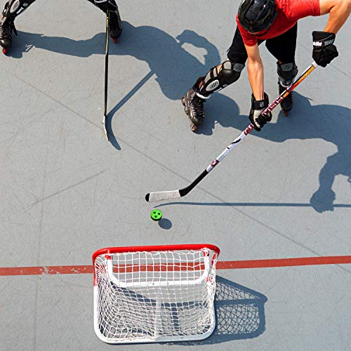 Official Size Street Hockey Puck - Roll-A-Puck Outdoor Puck - Green - One Size