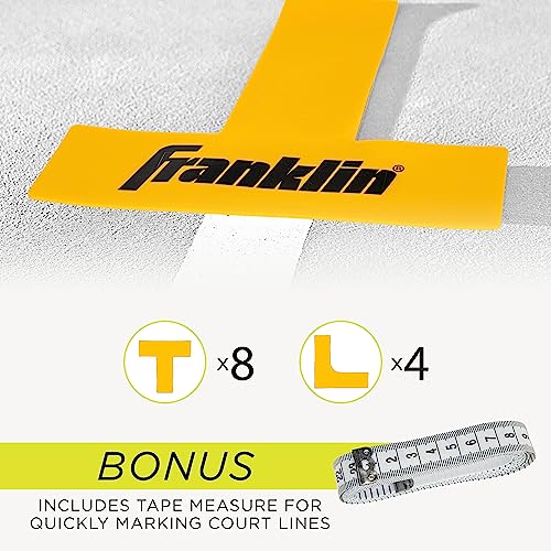 Pickleball Court Marker Kit - Official Size Lines with Tape Measure - Small