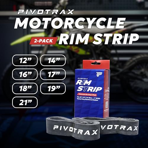 Durable Rubber Motorcycle Rim Strip - 14 Inch Rim Tape