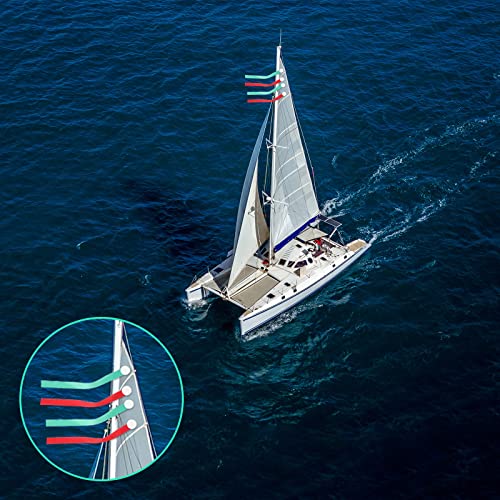 Nylon Air Flow Tels with Adhesive Discs - 4 Sets for Sailing