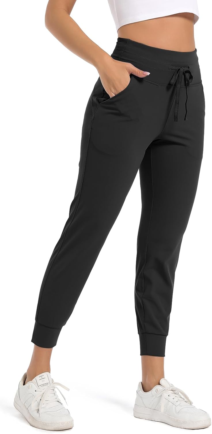 Skiennix Women's Joggers - Lightweight Athletic Sweatpants with Pockets | Tapered Casual Pants for Workout & Lounge