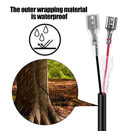 Trail Camera Power Cord - 2 PCS 5.5x2.1mm DC Power Cable