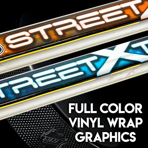 Kids Street Hockey Stick Set - 2 Youth Sticks & 1 Ball