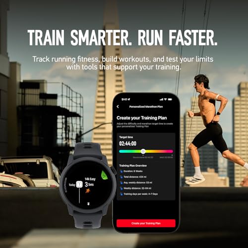 Ultralight Sport GPS Watch - 1.2" AMOLED, Heart Rate Monitor