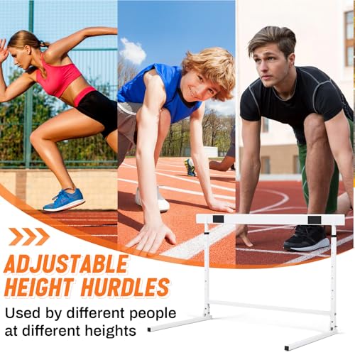 Adjustable Height Hurdles 27-42 Inch - Foldable Training Equipment - 3