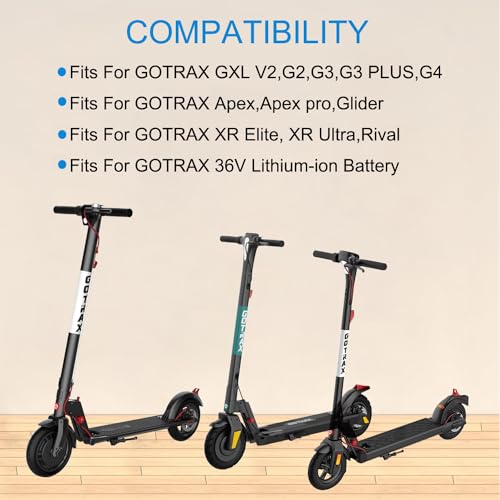 42V Electric Scooter Charger for Gotrax GXL V2, G3, G4, XR Ultra, Apex