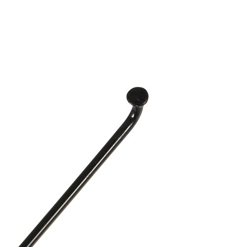 X AUTOHAUX 40 Pcs 14G J Bend 226mm x 2mm Bike Bicycle Spokes with Nipples Steel Black