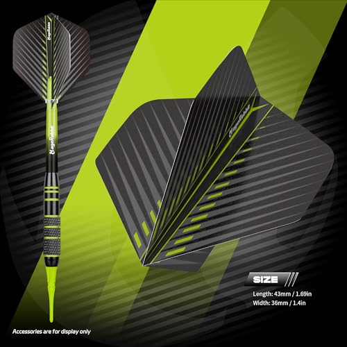 66-Piece Dart Flight Set - Standard Shape, Durable & Aerodynamic