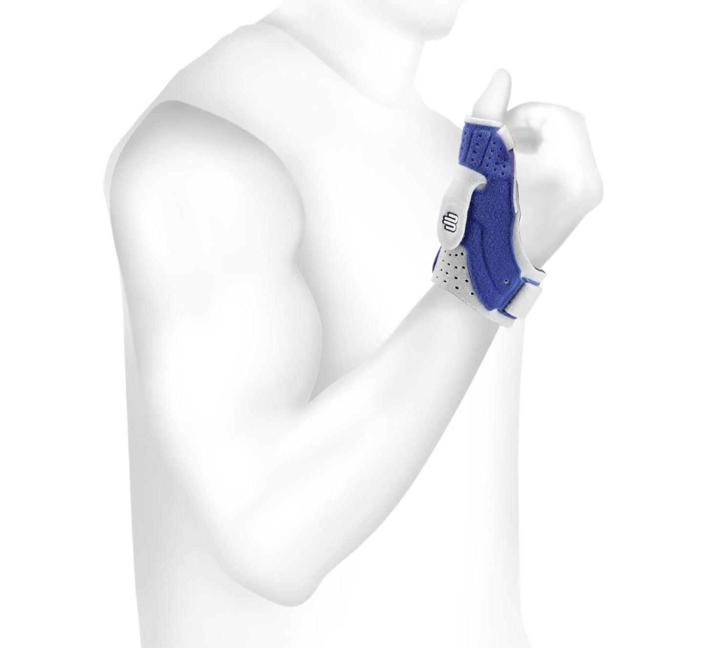 Bauerfeind - RhizoLoc - Thumb Stabilizer - Splint for Fast Relief from Painful Overuse, Restricts Thumb Joint Movement - Right Hand - Size 1
