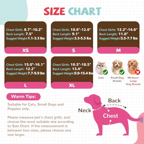 Small Dog Shirt - Cute Cotton Tee for Pets, Coffee Donut, Size S