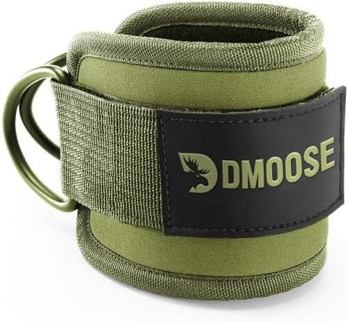DMoose Fitness Ankle Strap - Premium Padded Cuffs for Cable Machines | Ideal for Booty Workouts & Leg Exercises