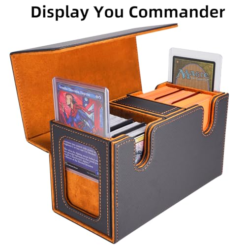 MTG Commander Deck Box - 3-in-1 Card Storage Organizer for 200 Cards