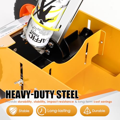 2 in 1 Detachable Parking Striping Line Marking Machine & Wand - Upgraded