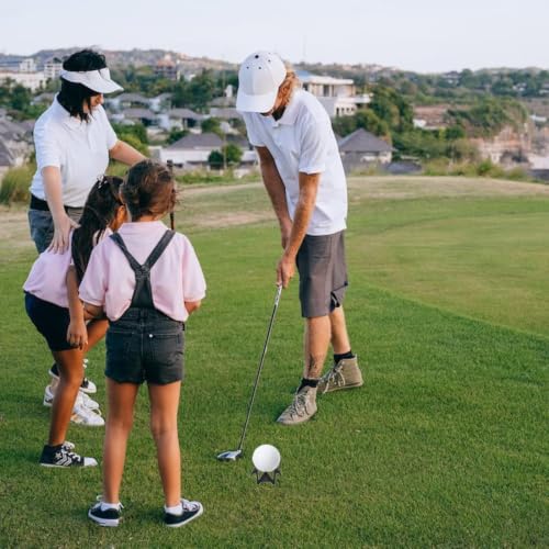 Golf Simulator Tees - 20 Plastic Tees for Indoor & Outdoor Practice - Black