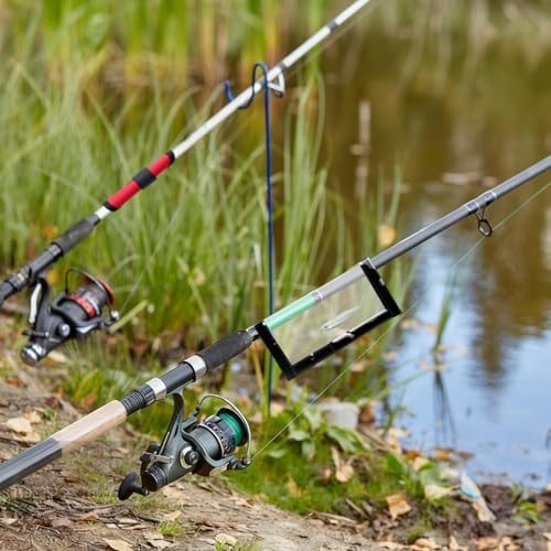 Fishing Hook Covers Set - 4 Red Lure Wraps & 1 Clear Protector