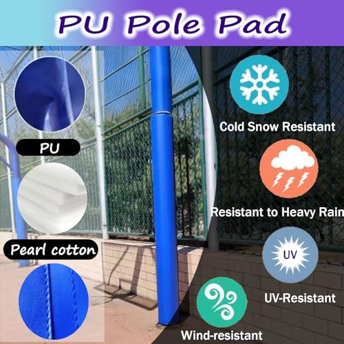 Square Pole Foam Padding - Adjustable Safety Pads for 3x3 to 10x10 Posts