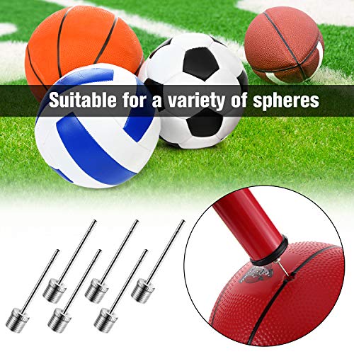 100 Pack Ball Pump Needles - Stainless Steel, Silver