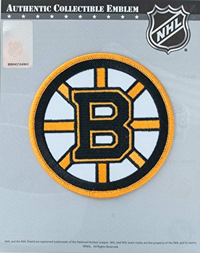 Boston Hockey Primary Team Logo Patch - 4 Inch Diameter