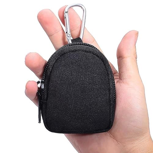 Mini Tactical Coin Purse - EDC Keychain Organizer Pouch - Black
