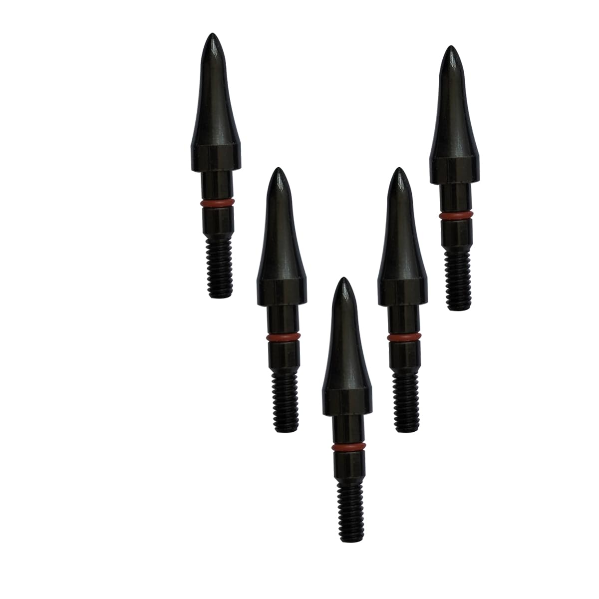 Archery Field Points 17/64 Inch 9/32 in 19/64 Inch 5/16 in (12 Pack) for Field Target Practice Shooting (5/16″-100grains)