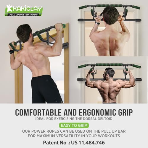 Pull Up Bar for Doorway - Foldable, Heavy Duty, 440 Lbs Capacity