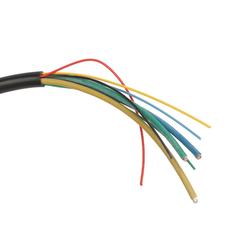 Tissting Electric Scooter Motor Wire Harness - 2.5mm Copper Core Cable for 10in Hub Motor 1200W, Universal E-Scooter Replacement Part, High Sensitivity & Easy Installation