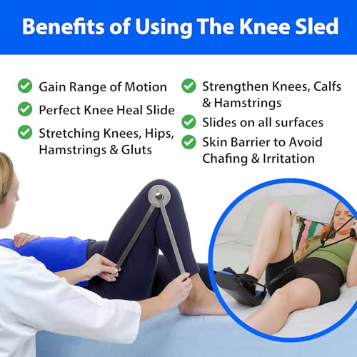 KneeSled Universal Knee Rehabilitation Tool for Mobility & Flexibility