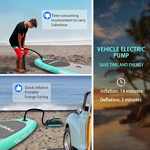 Electric Paddle Board Pump - 20PSI Quick Inflator for SUP & Kayaks