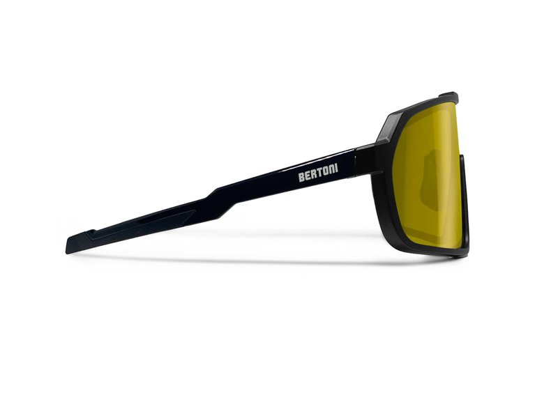 Bertoni Sports Cycling MTB Sunglasses Men Women Photochromic Polarized Yellow Lens Optical RX Carrier acc. - GEMINI