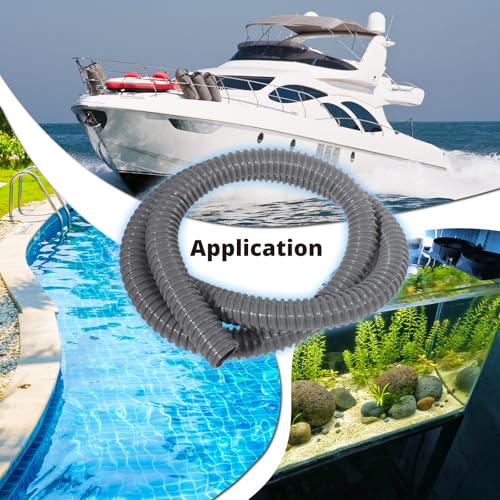 HXH 1-1/8 Inch x 6 ft Bilge Pump Hose Installation Kit - 1-1/8in Hose