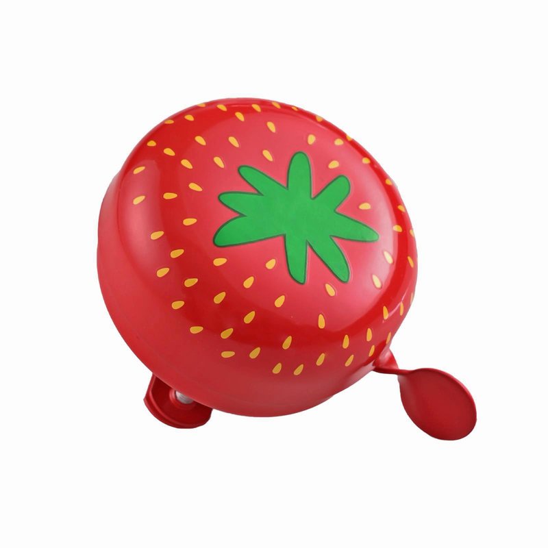 YihuiKo Strawberry Bike Bell for Kids & Adults, Cute Bicycle Bell with Loud Crisp Sound, Cycling Accessory for Most Bikes, Durable Adjustable Size Easy to Install