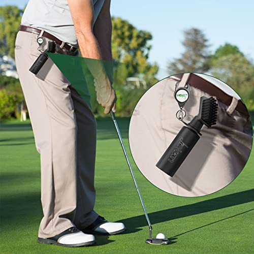 Golf Club Cleaner Brush Combo with Water Bottle - Small