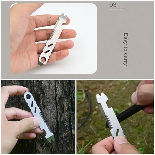 2-Pack Stainless Steel Pry Bar Set - Multifunctional Tools
