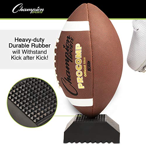 2-Inch Football Kicking Tee - Heavy-Duty Rubber Field Goal Trainer